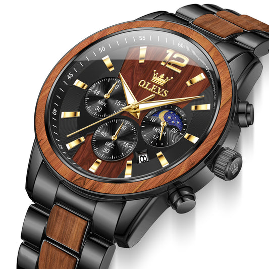 Olevs 3645 drewniany brązowy