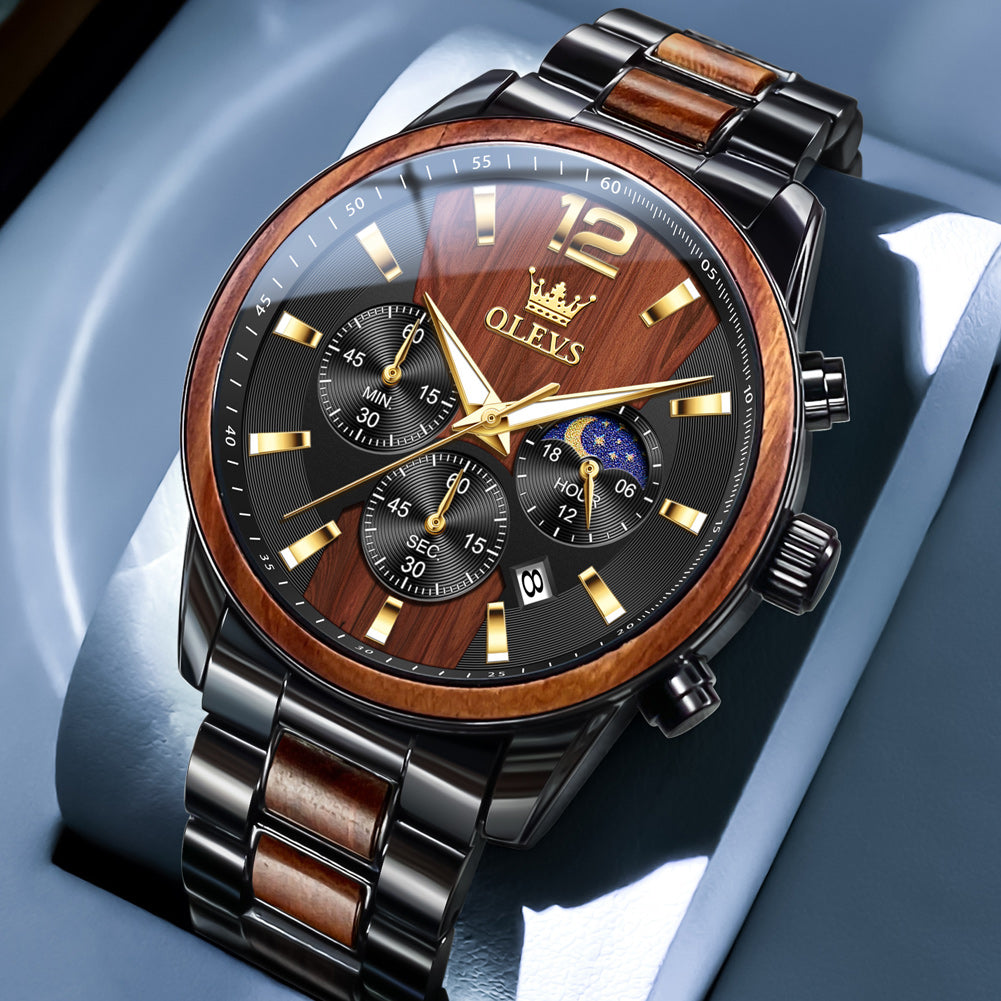 Olevs 3645 drewniany brązowy